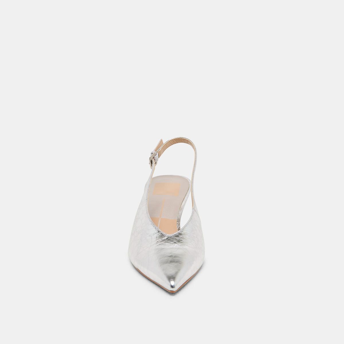 ALENNA HEELS SILVER DISTRESSED LEATHER | Dolce Vita