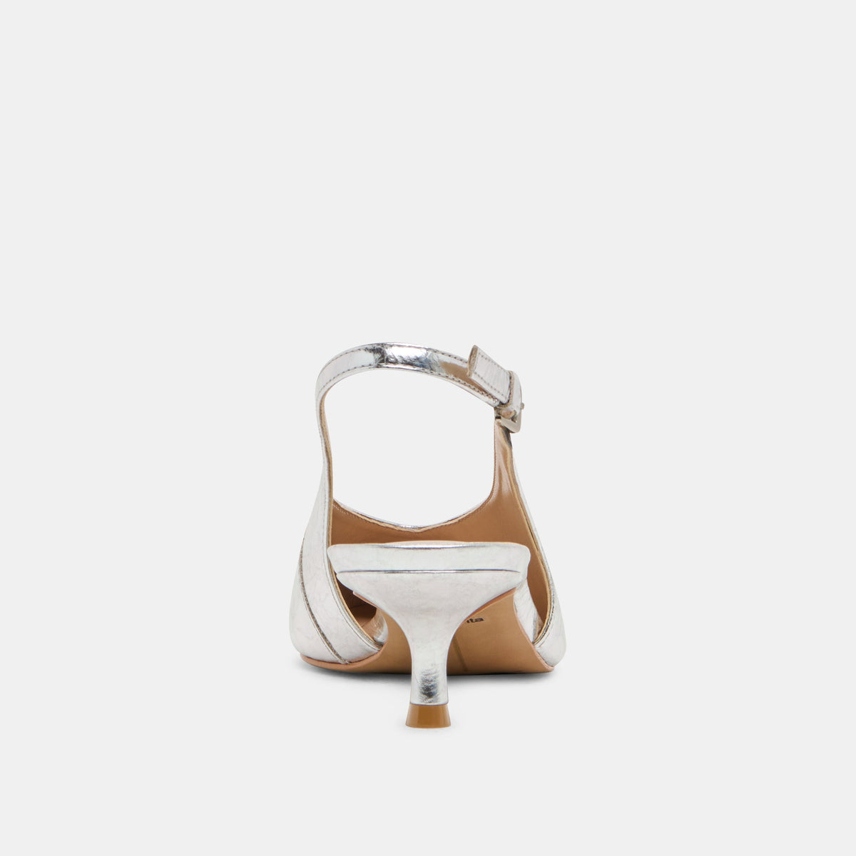 ALENNA HEELS SILVER DISTRESSED LEATHER | Dolce Vita