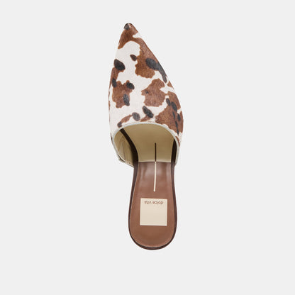 Lexy Cocoa Taurus Calf Hair Heels | Dolce Vita