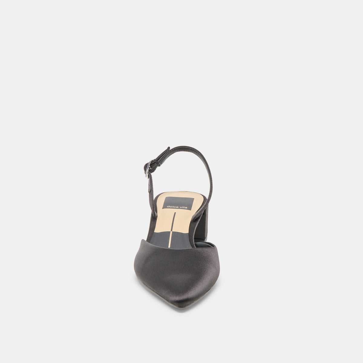 Carel Onyx Satin Heels | Dolce Vita
