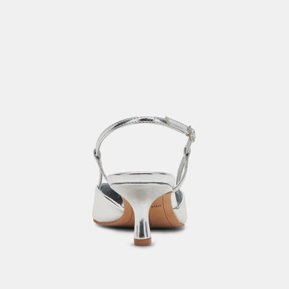 ODELA WIDE HEELS SILVER STELLA | Dolce Vita