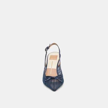 Yela Navy Tulle Heels | Dolce Vita