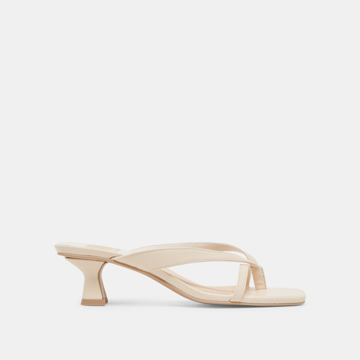 BREVEL HEELS BONE LEATHER | Dolce Vita