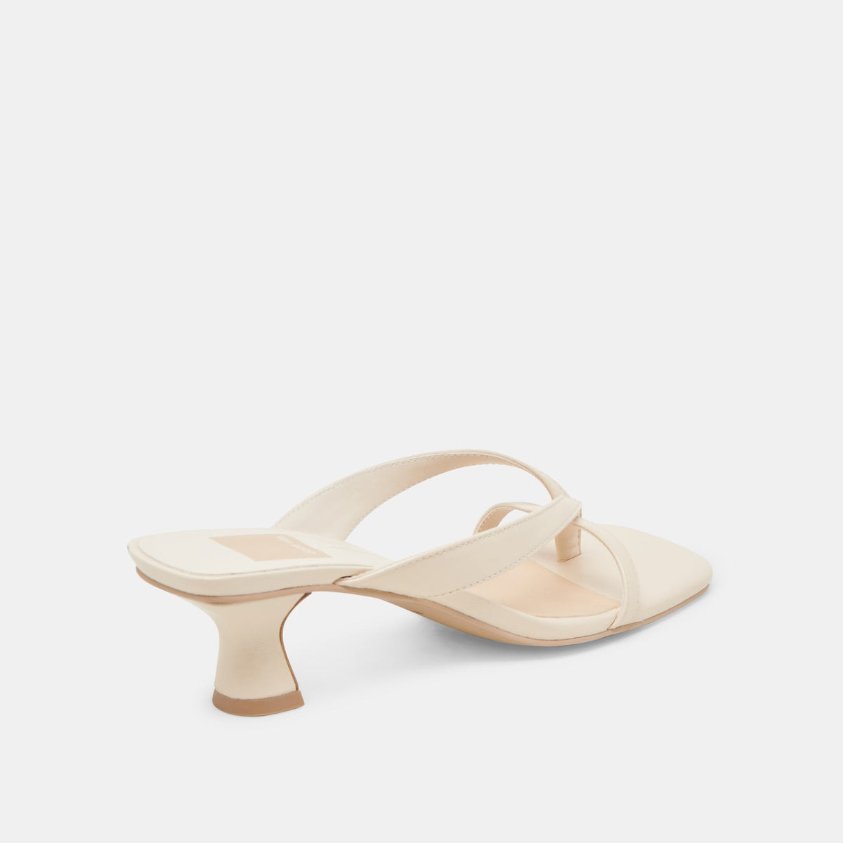 BREVEL HEELS BONE LEATHER | Dolce Vita