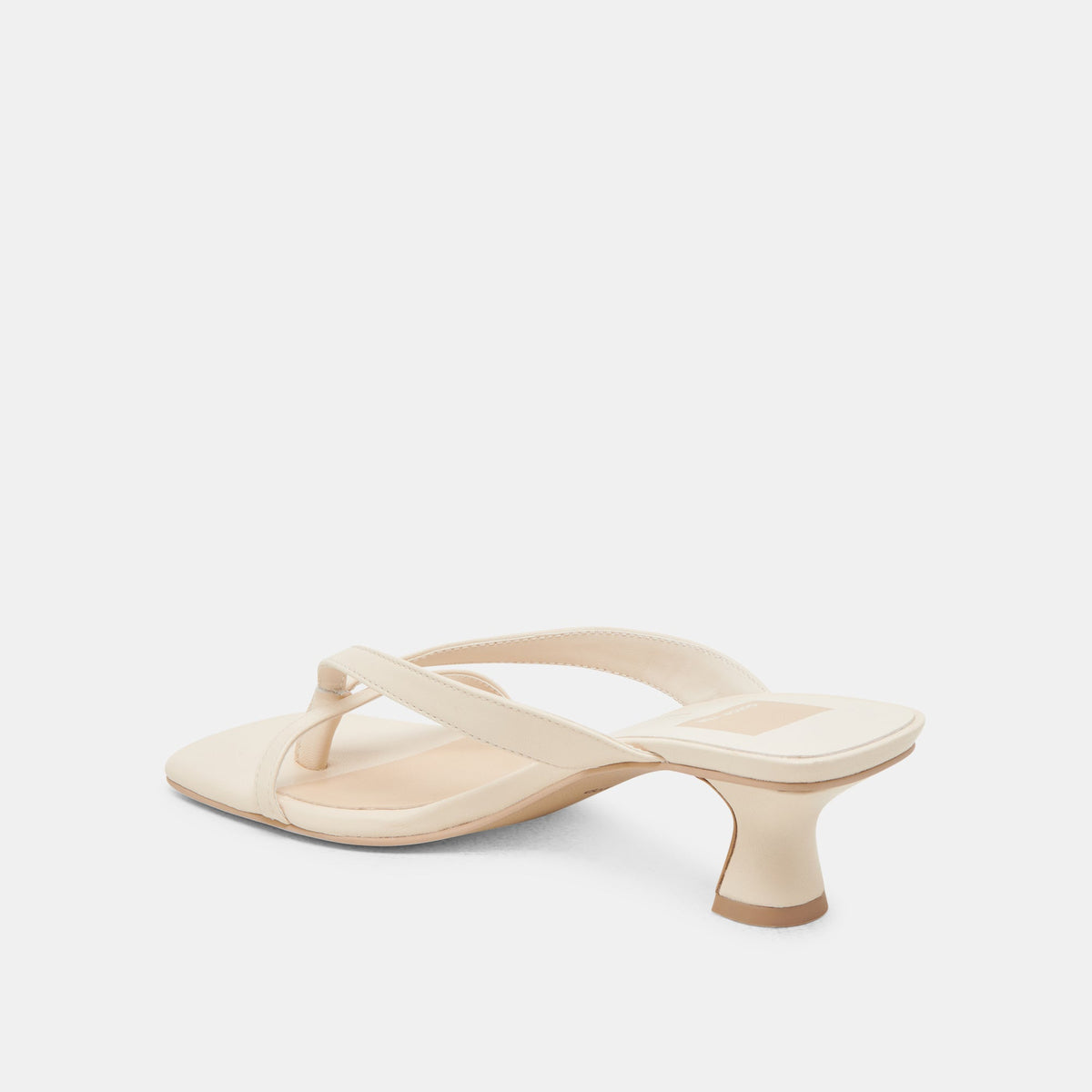 BREVEL HEELS BONE LEATHER | Dolce Vita