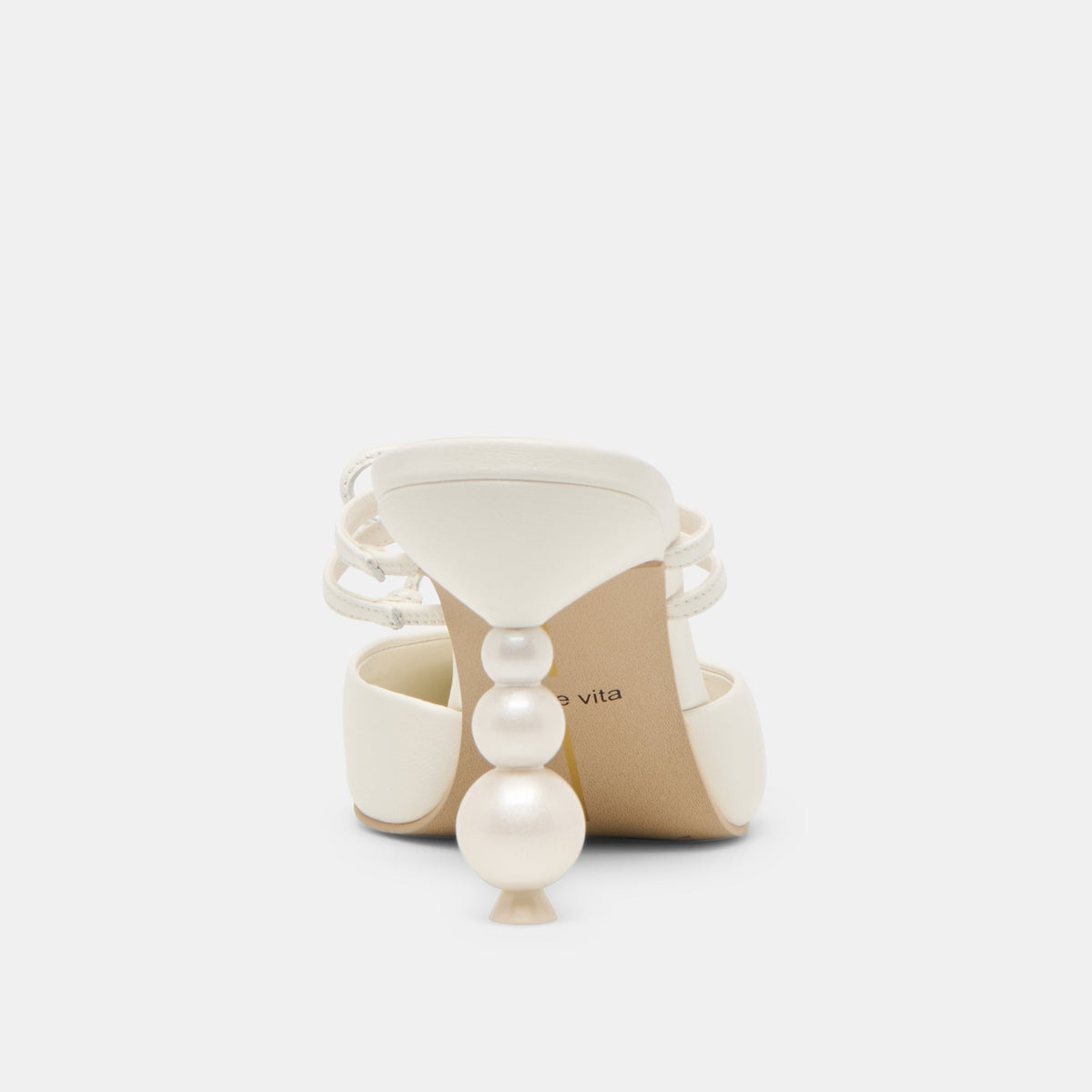 Klaire True White Leather Heels | Dolce Vita
