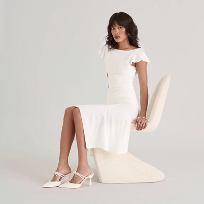 Klaire True White Leather Heels | Dolce Vita