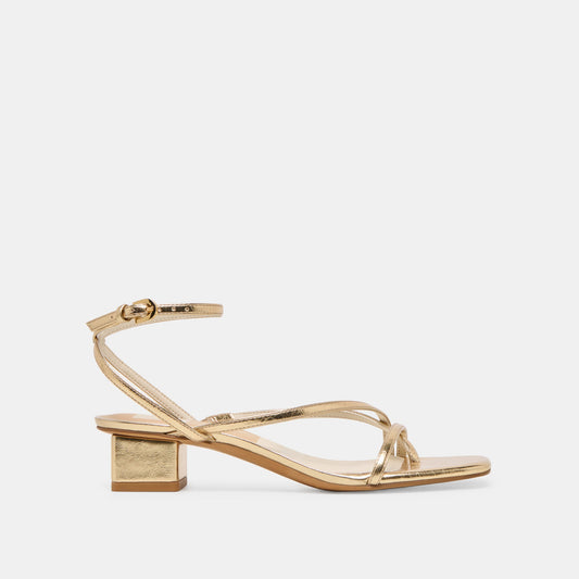 KARLOS SANDALS GOLD METALLIC STELLA | Dolce Vita