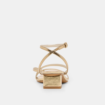 KARLOS SANDALS GOLD METALLIC STELLA | Dolce Vita
