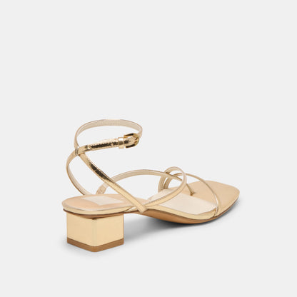KARLOS SANDALS GOLD METALLIC STELLA | Dolce Vita