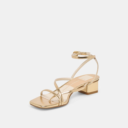 KARLOS SANDALS GOLD METALLIC STELLA | Dolce Vita