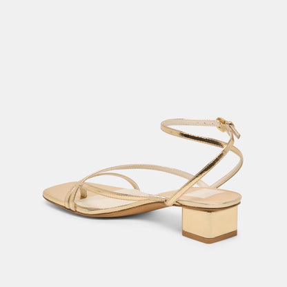 KARLOS SANDALS GOLD METALLIC STELLA | Dolce Vita