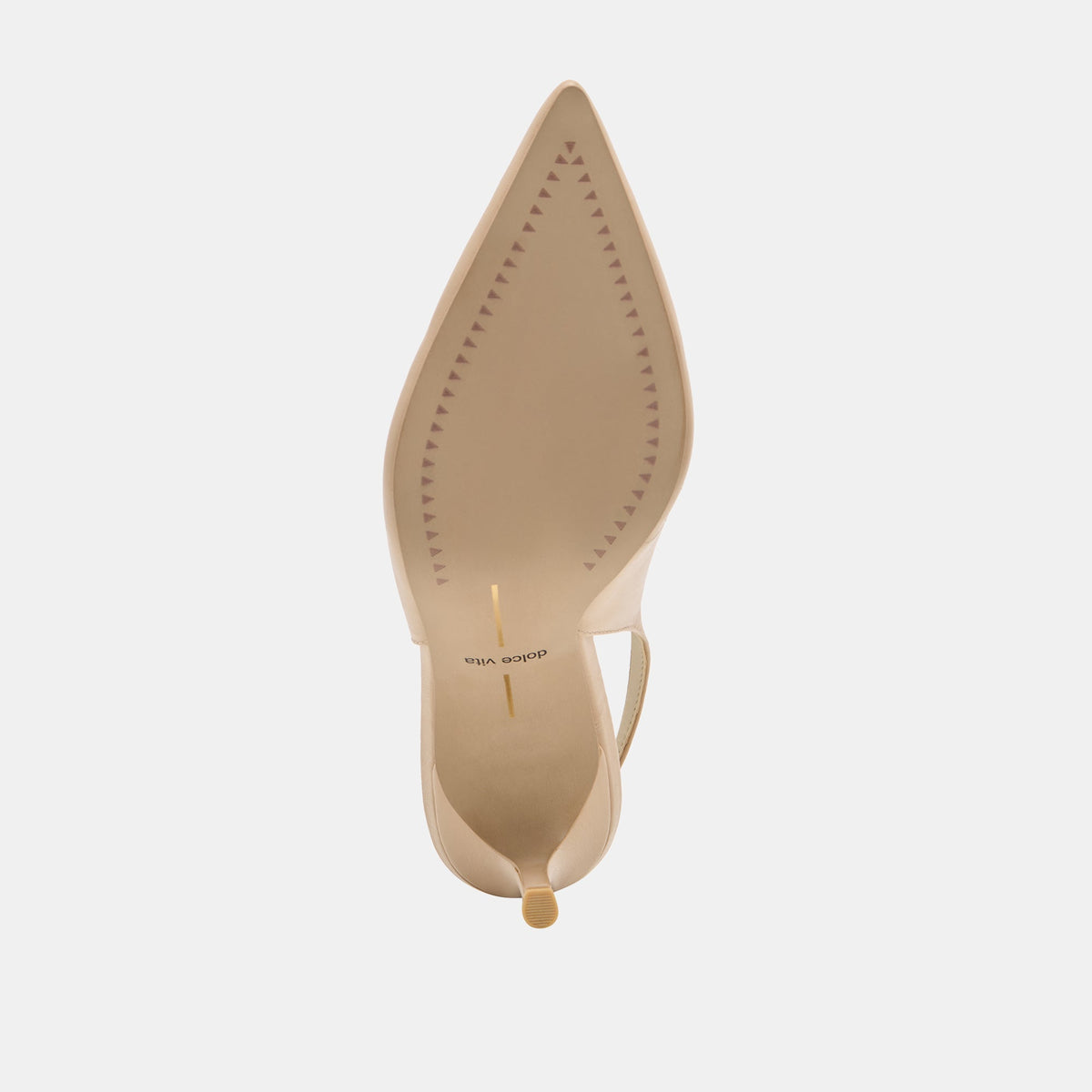 Elasi Beige Crinkle Patent Heels | Dolce Vita