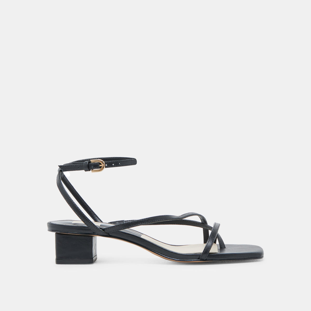 KARLOS SANDALS BLACK LEATHER | Dolce Vita