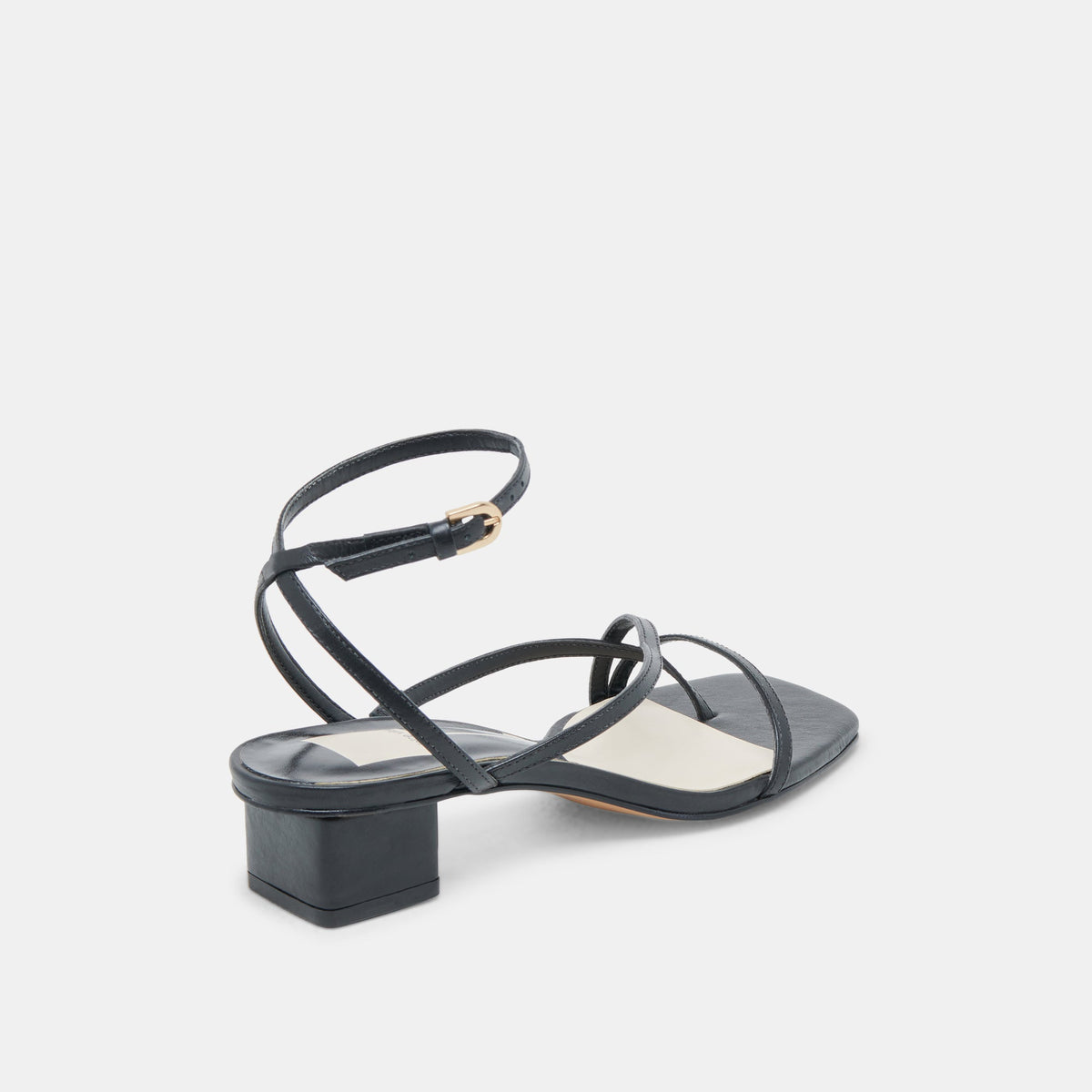 KARLOS SANDALS BLACK LEATHER | Dolce Vita
