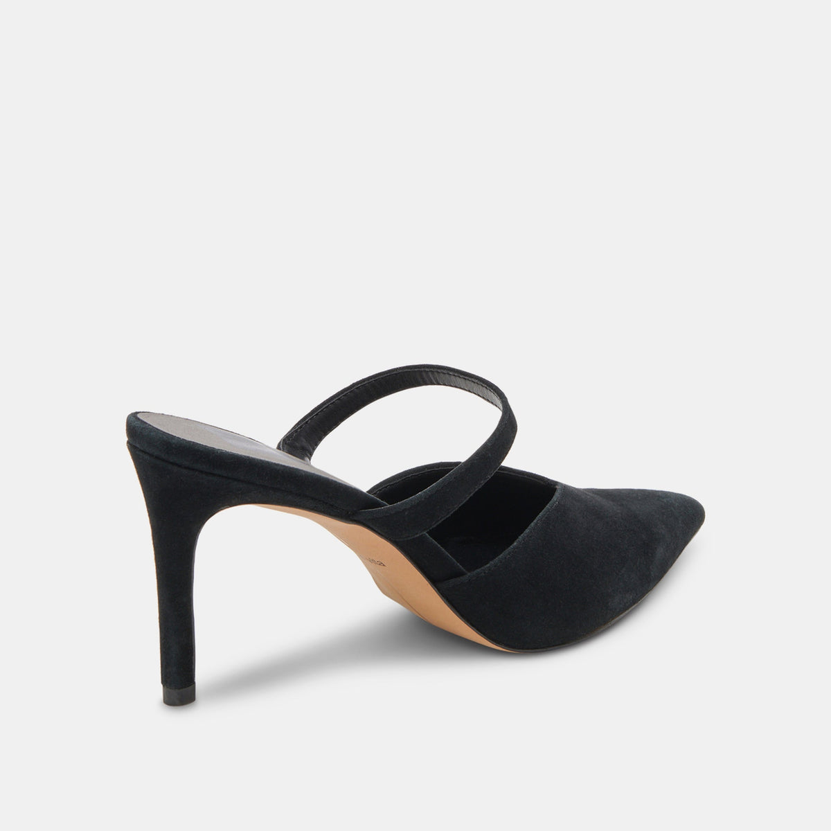 KANIKA WIDE HEELS ONYX SUEDE | Dolce Vita