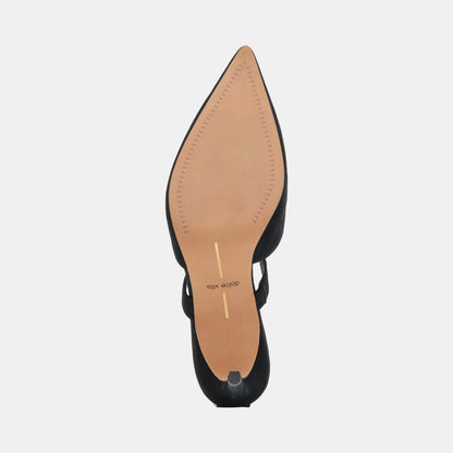 KANIKA WIDE HEELS ONYX SUEDE | Dolce Vita