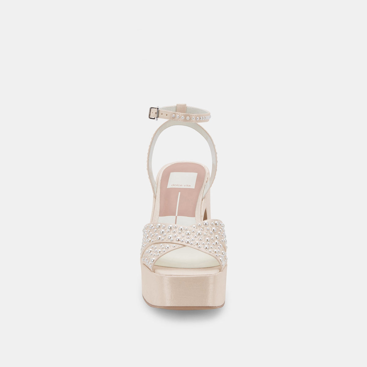 WESSI PEARL HEELS VANILLA PEARLS | Dolce Vita