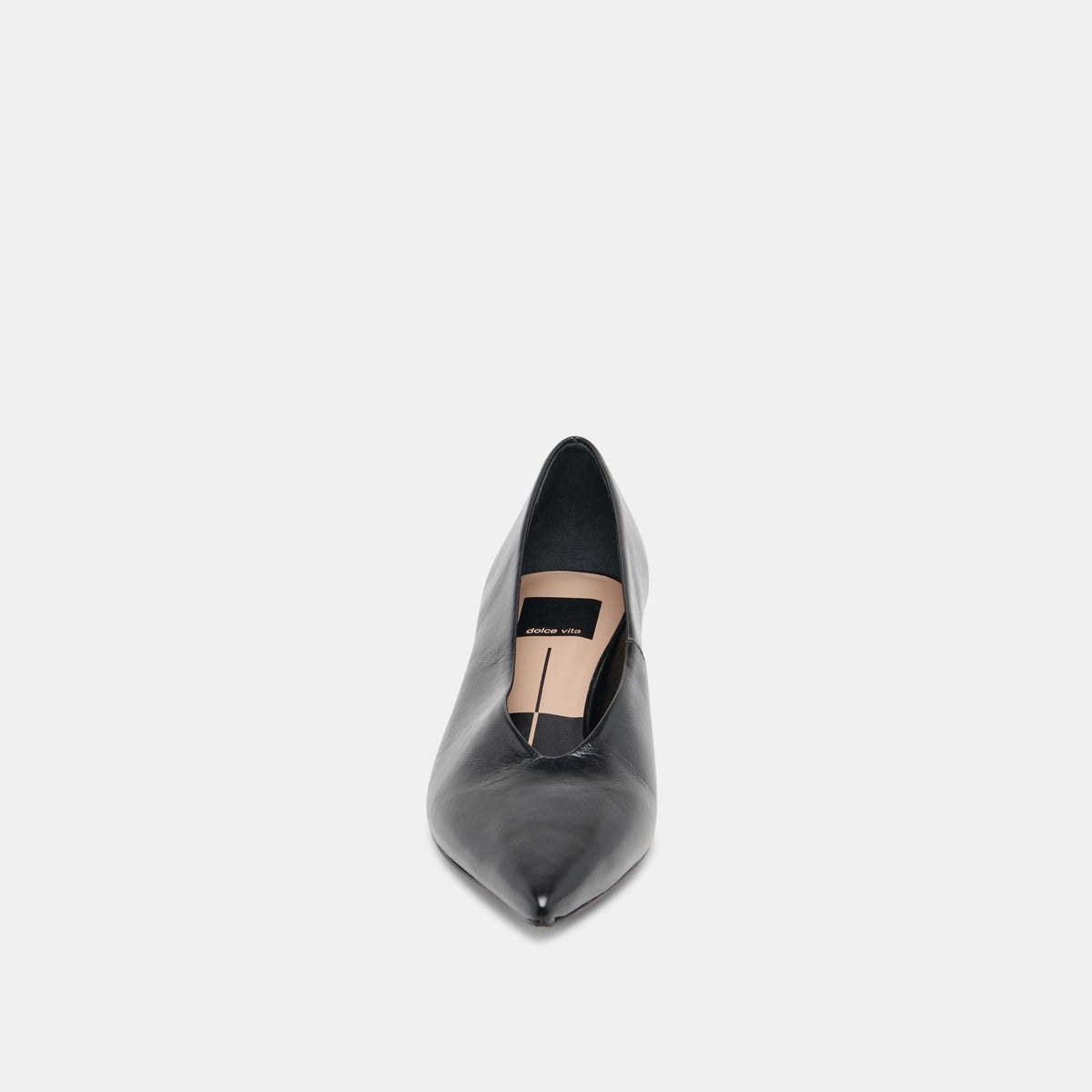 ALWYN HEELS MIDNIGHT CRINKLE PATENT | Dolce Vita
