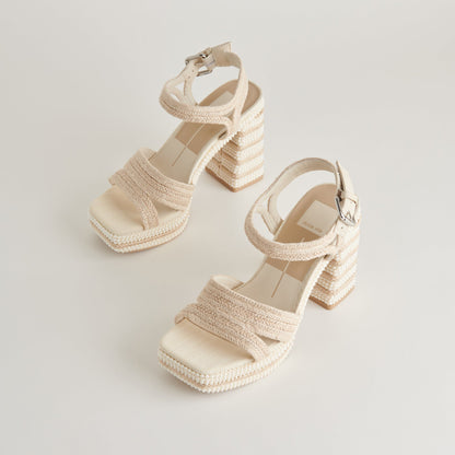 ANIRA Ivory Pearl Heels | Dolce Vita