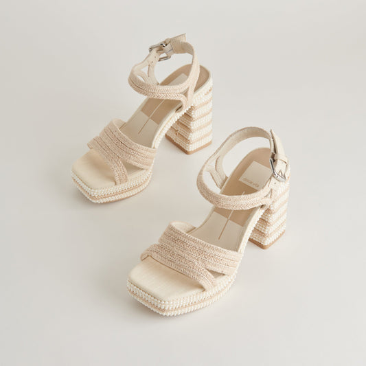 ANIRA Ivory Pearl Heels | Dolce Vita