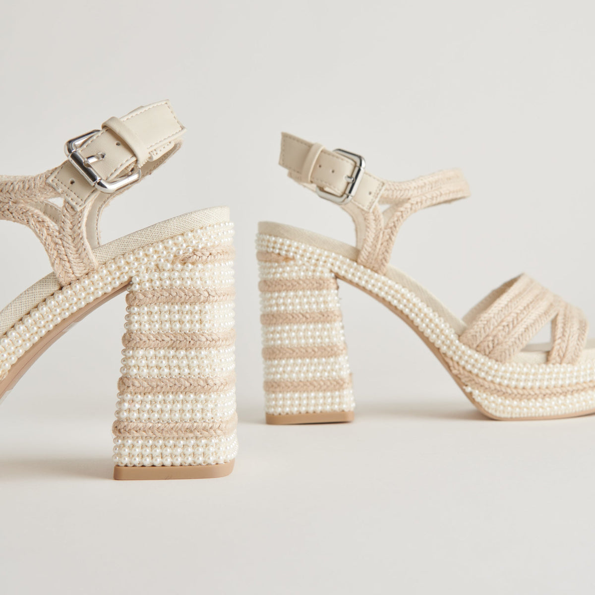 ANIRA Ivory Pearl Heels | Dolce Vita