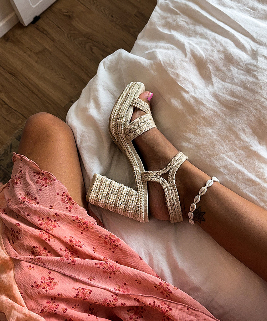 ANIRA Ivory Pearl Heels | Dolce Vita