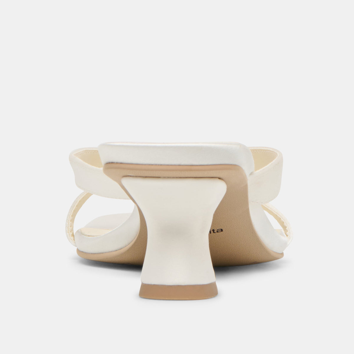 Brevel True White Satin Heels | Dolce Vita