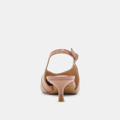 ALENNA HEELS WHISKEY CRINKLE PATENT | Dolce Vita