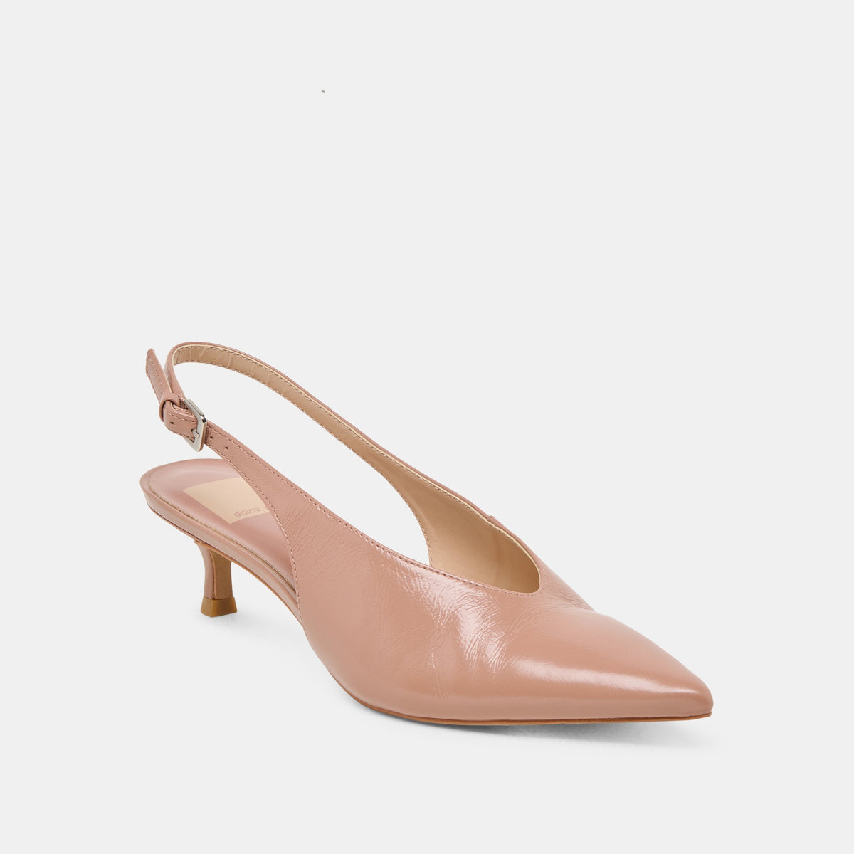 ALENNA HEELS WHISKEY CRINKLE PATENT | Dolce Vita