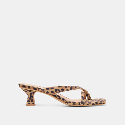 Brevel Dk Leopard Printed Suede Heels | Dolce Vita