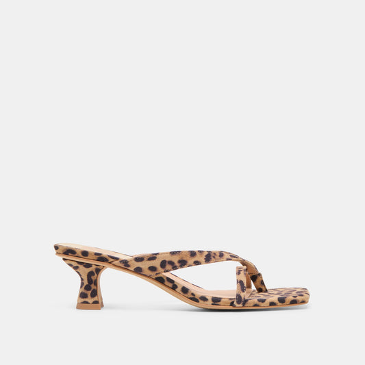 Brevel Dk Leopard Printed Suede Heels | Dolce Vita