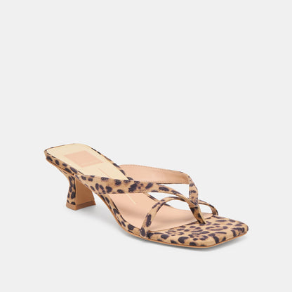 Brevel Dk Leopard Printed Suede Heels | Dolce Vita