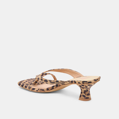 Brevel Dk Leopard Printed Suede Heels | Dolce Vita