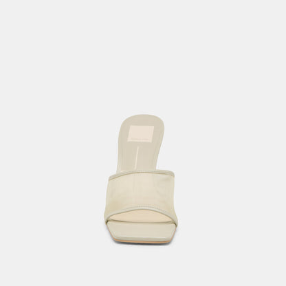 NARDA HEELS LIGHT SAGE MESH | Dolce Vita