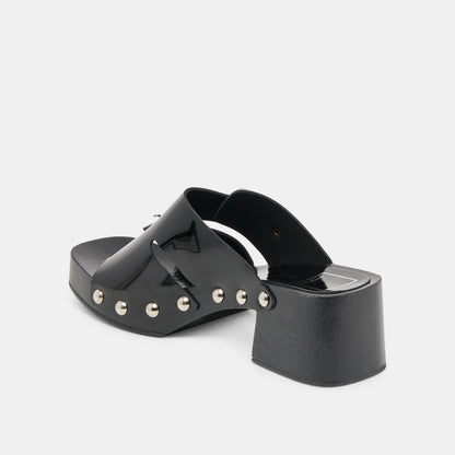 Melody Black Leather Heels | Dolce Vita