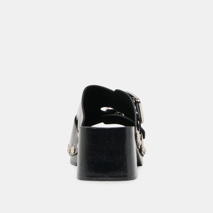 Melody Black Leather Heels | Dolce Vita