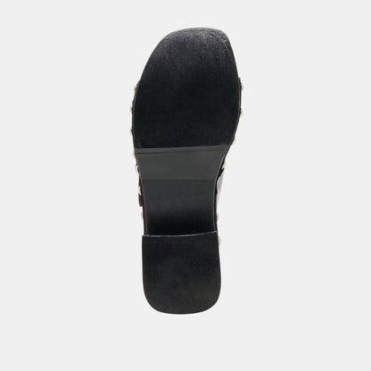 Melody Black Leather Heels | Dolce Vita