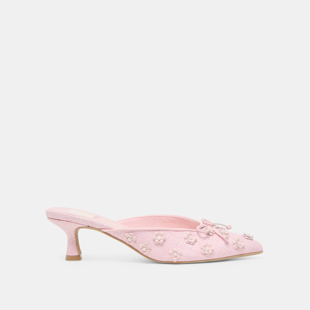 Camilo X Byrdie Golf Pink Raffia Heels | Dolce Vita