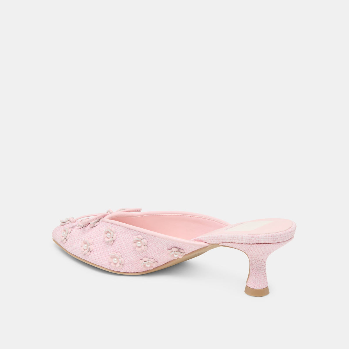 Camilo X Byrdie Golf Pink Raffia Heels | Dolce Vita