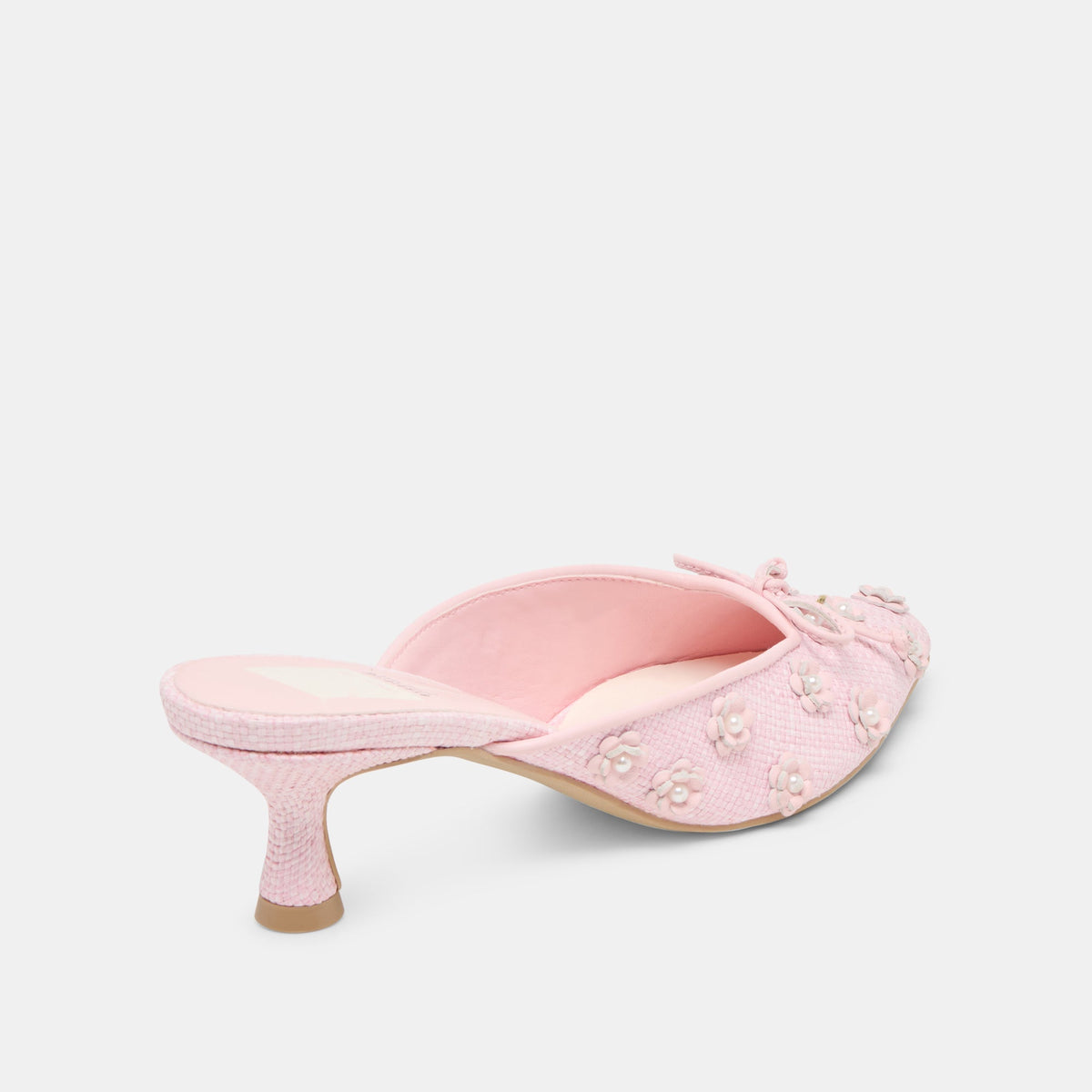 Camilo X Byrdie Golf Pink Raffia Heels | Dolce Vita
