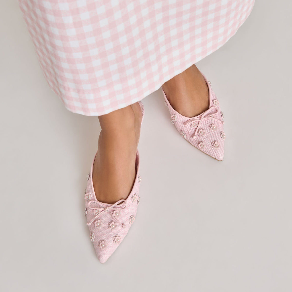 Camilo X Byrdie Golf Pink Raffia Heels | Dolce Vita