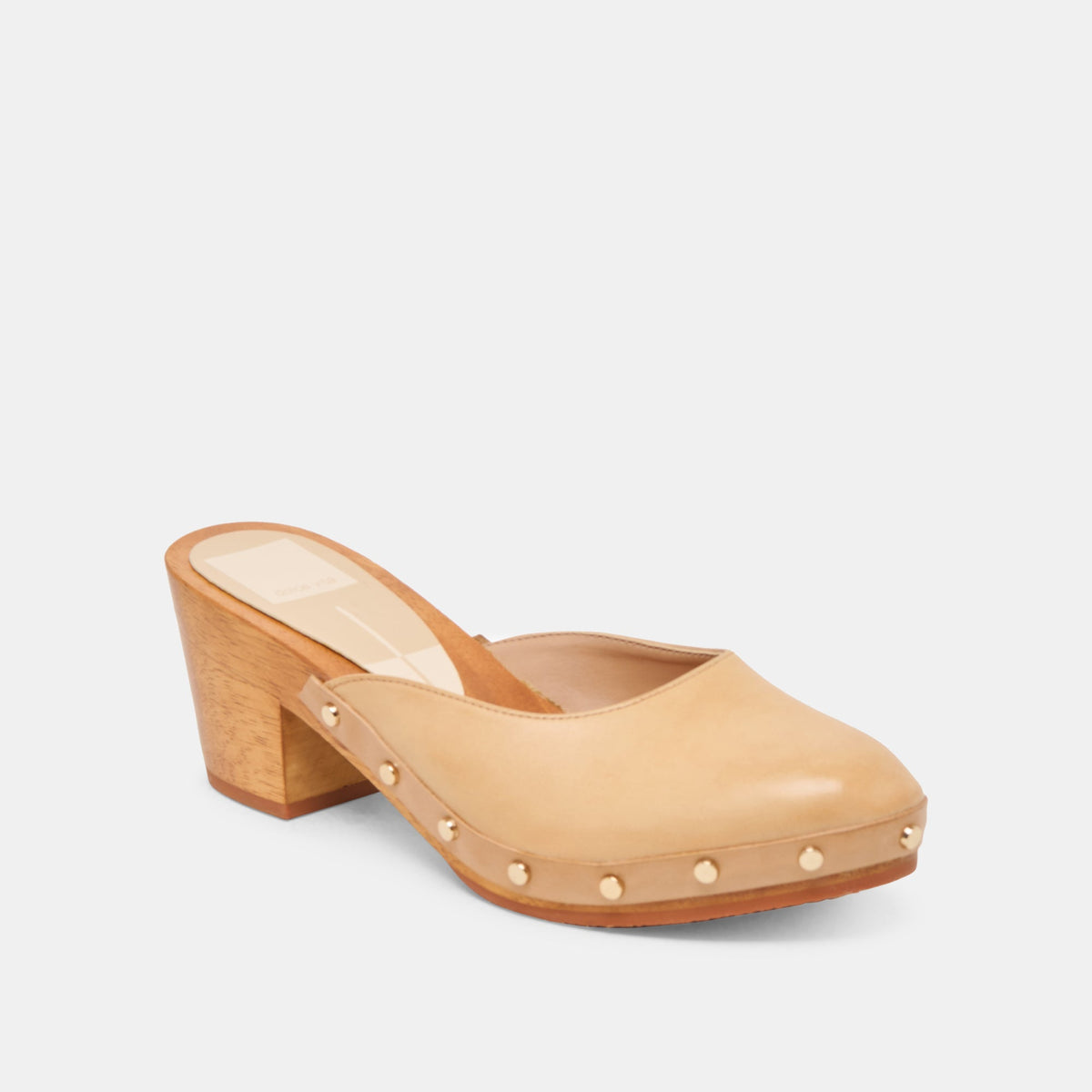 CAMYN HEELS CAFE LEATHER | Dolce Vita