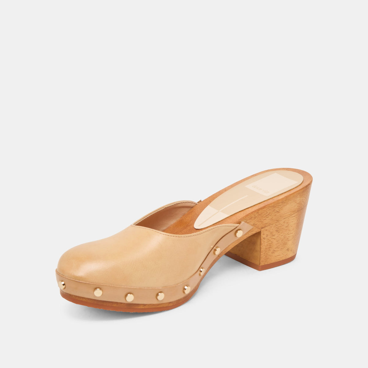 CAMYN HEELS CAFE LEATHER | Dolce Vita