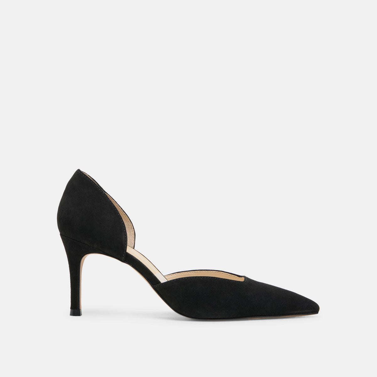 ELOY HEELS ONYX SUEDE | Dolce Vita