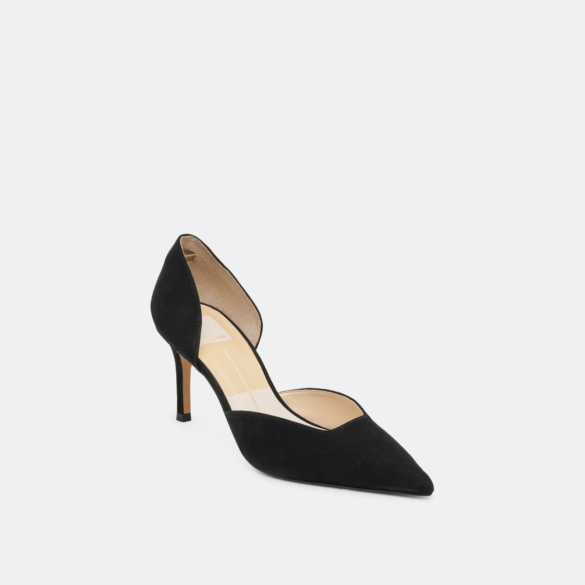 ELOY HEELS ONYX SUEDE | Dolce Vita