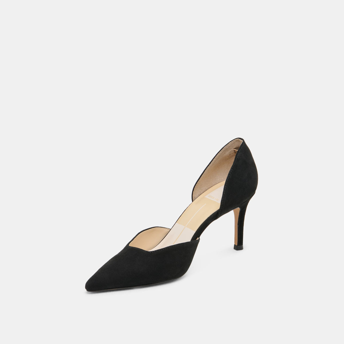ELOY HEELS ONYX SUEDE | Dolce Vita