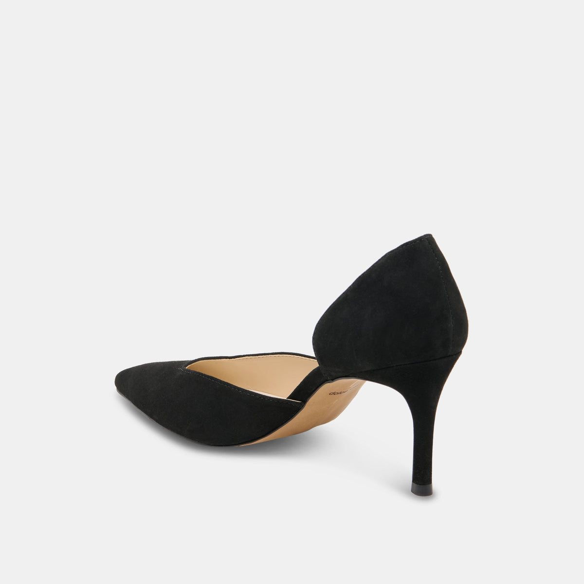 ELOY HEELS ONYX SUEDE | Dolce Vita
