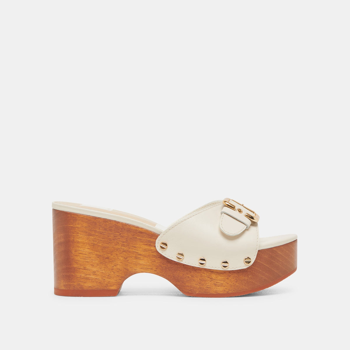 YALAH HEELS OFF WHITE LEATHER | Dolce Vita