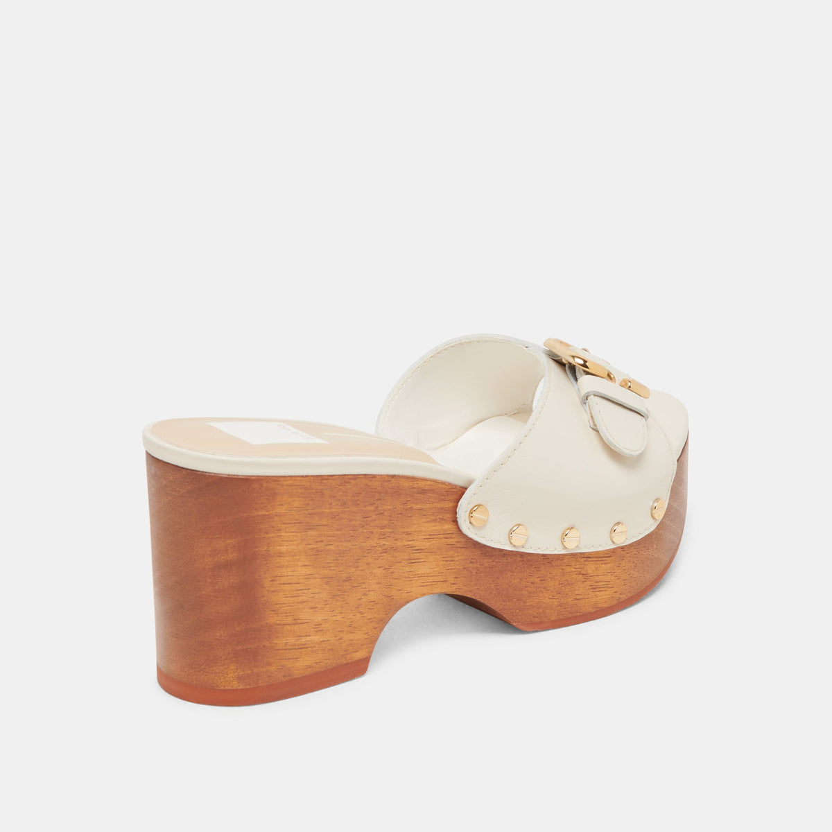 YALAH HEELS OFF WHITE LEATHER | Dolce Vita